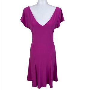 Lauren Ralph Lauren Women’s Purple Short Sleeve Dress size Large